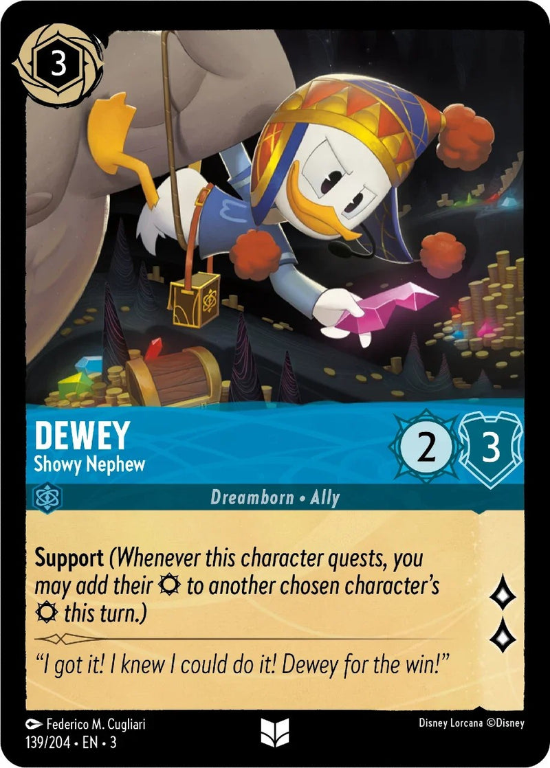 Dewey - Showy Nephew (139/204) [Into the Inklands] - The Mythic Store | 24h Order Processing