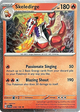 Skeledirge (038/198) (Cosmos Holo) [Miscellaneous Cards] - The Mythic Store | 24h Order Processing