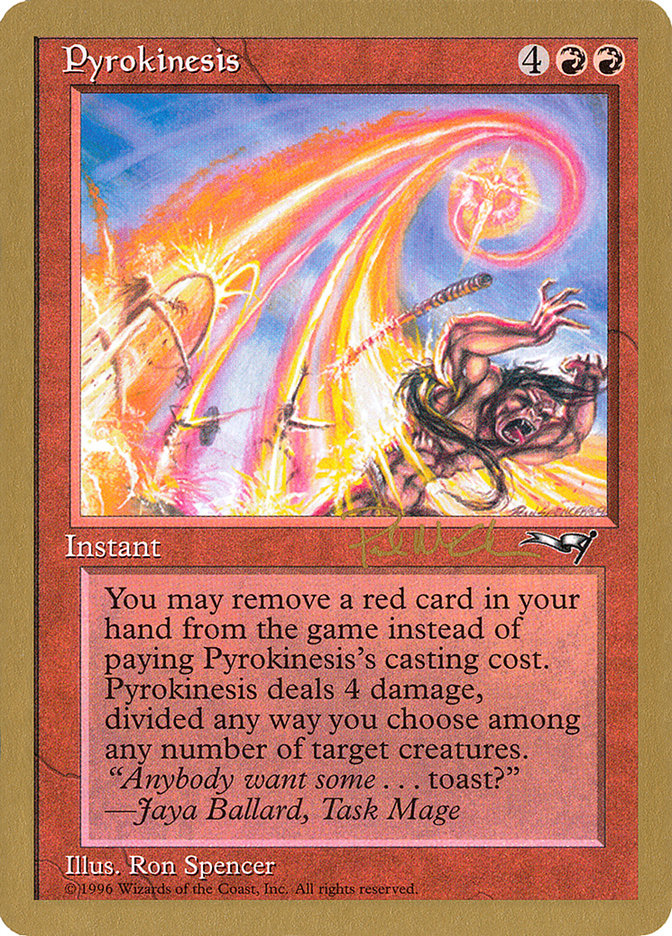 Pyrokinesis (Paul McCabe) [World Championship Decks 1997] - The Mythic Store | 24h Order Processing