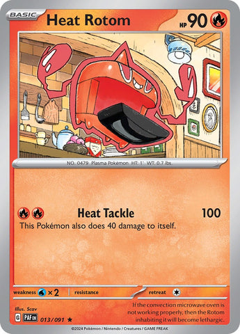 Heat Rotom (013/091) [Scarlet & Violet: Paldean Fates] - The Mythic Store | 24h Order Processing