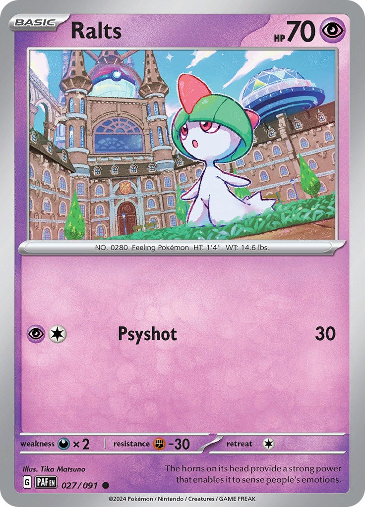 Ralts (027/091) [Scarlet & Violet: Paldean Fates] - The Mythic Store | 24h Order Processing