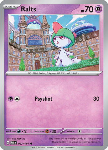 Ralts (027/091) [Scarlet & Violet: Paldean Fates] - The Mythic Store | 24h Order Processing