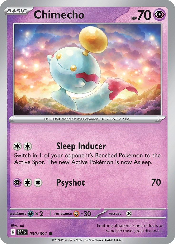 Chimecho (030/091) [Scarlet & Violet: Paldean Fates] - The Mythic Store | 24h Order Processing