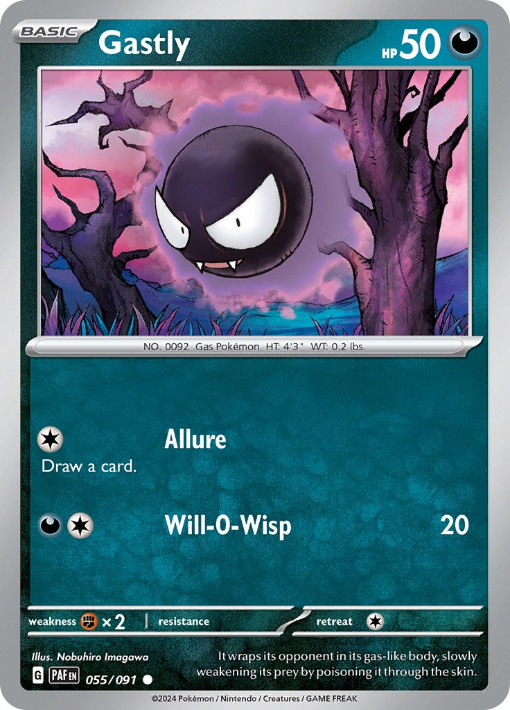 Gastly (055/091) [Scarlet & Violet: Paldean Fates] - The Mythic Store | 24h Order Processing