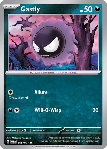 Gastly (055/091) [Scarlet & Violet: Paldean Fates] - The Mythic Store | 24h Order Processing