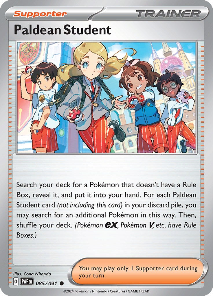 Paldean Student (085/091) [Scarlet & Violet: Paldean Fates] - The Mythic Store | 24h Order Processing