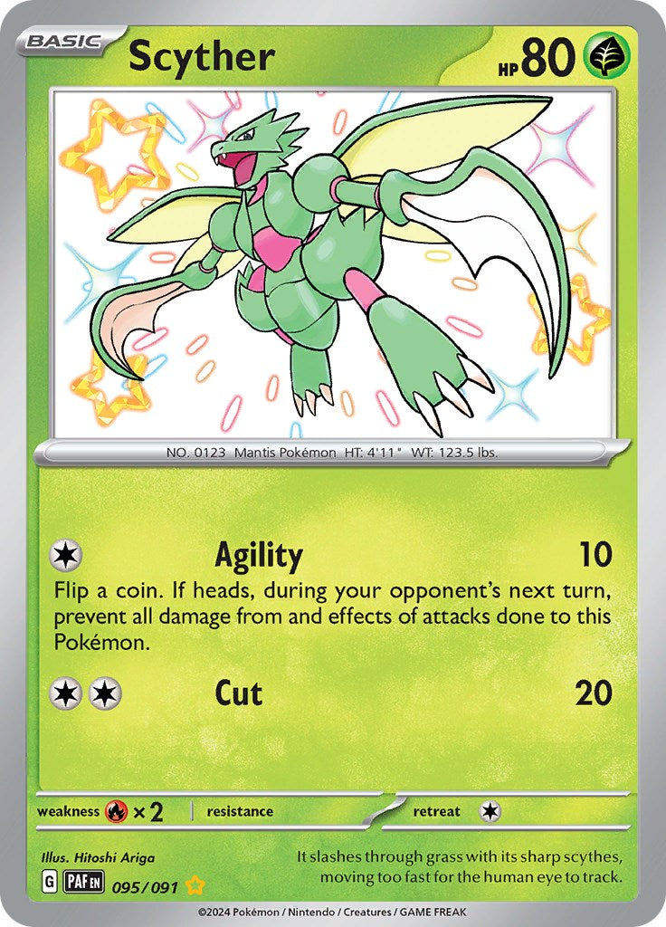 Scyther (095/091) [Scarlet & Violet: Paldean Fates] - The Mythic Store | 24h Order Processing
