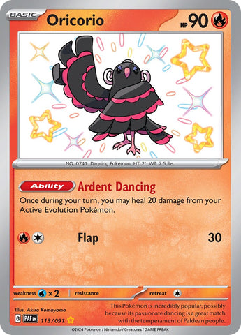 Oricorio (113/091) [Scarlet & Violet: Paldean Fates] - The Mythic Store | 24h Order Processing