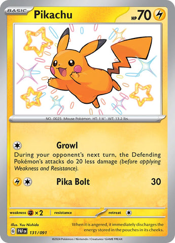 Pikachu (131/091) [Scarlet & Violet: Paldean Fates] - The Mythic Store | 24h Order Processing