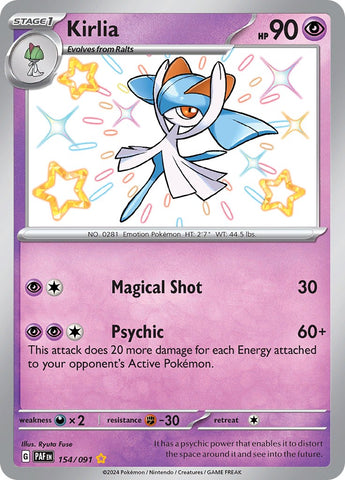 Kirlia (154/091) [Scarlet & Violet: Paldean Fates] - The Mythic Store | 24h Order Processing