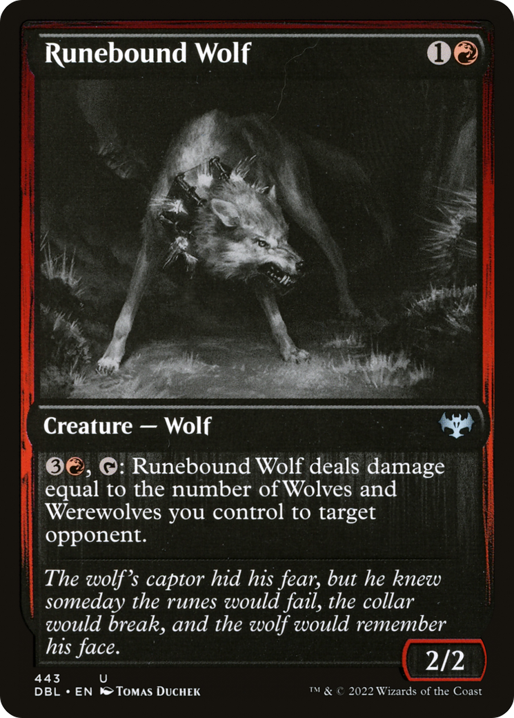 Runebound Wolf [Innistrad: Double Feature] - The Mythic Store | 24h Order Processing