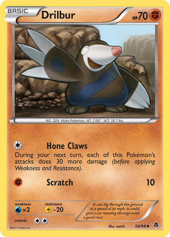 Drilbur (54/98) [Black & White: Emerging Powers] - The Mythic Store | 24h Order Processing