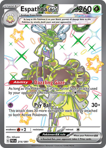 Espathra ex (214/091) [Scarlet & Violet: Paldean Fates] - The Mythic Store | 24h Order Processing
