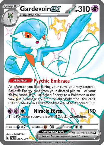 Gardevoir ex (217/091) [Scarlet & Violet: Paldean Fates] - The Mythic Store | 24h Order Processing