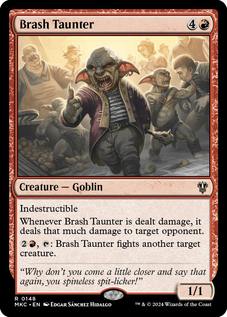 Brash Taunter [Murders at Karlov Manor Commander] - The Mythic Store | 24h Order Processing