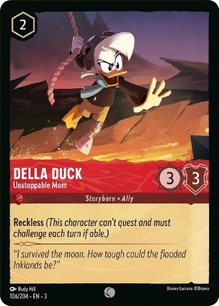 Della Duck - Unstoppable Mom (106/204) [Into the Inklands] - The Mythic Store | 24h Order Processing