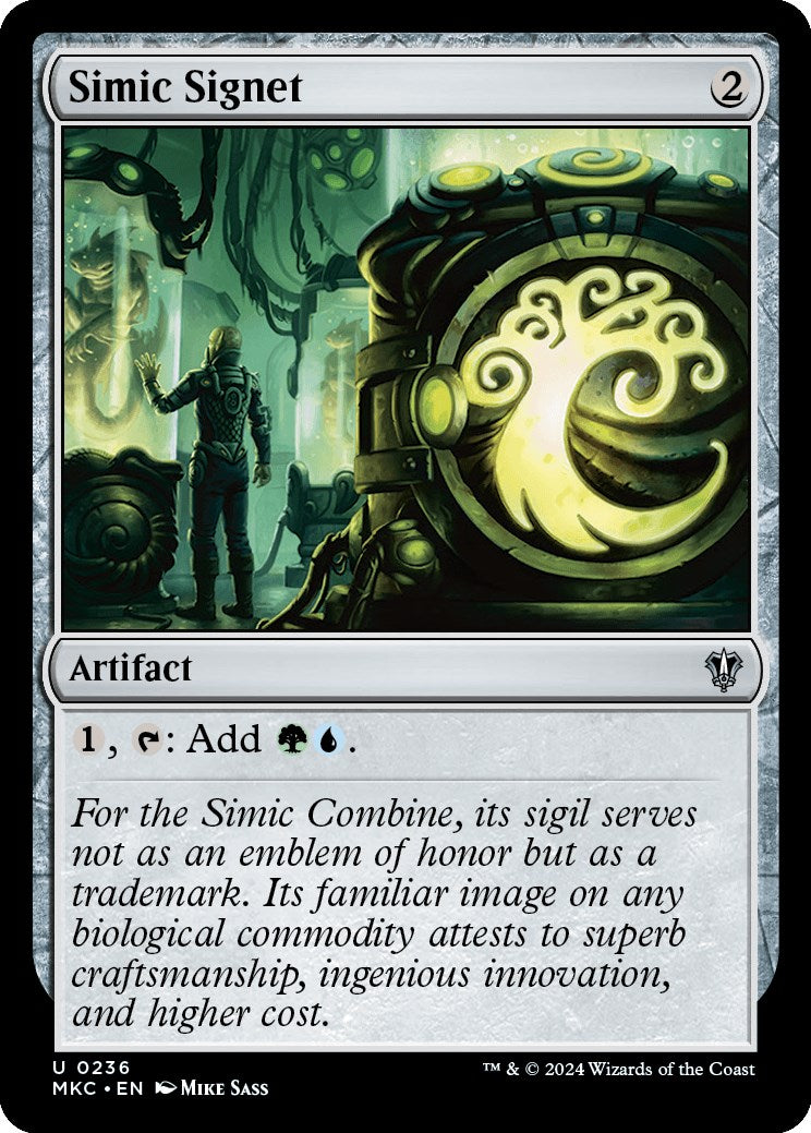 Simic Signet [Murders at Karlov Manor Commander] - The Mythic Store | 24h Order Processing