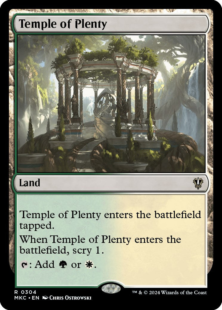 Temple of Plenty [Murders at Karlov Manor Commander] - The Mythic Store | 24h Order Processing