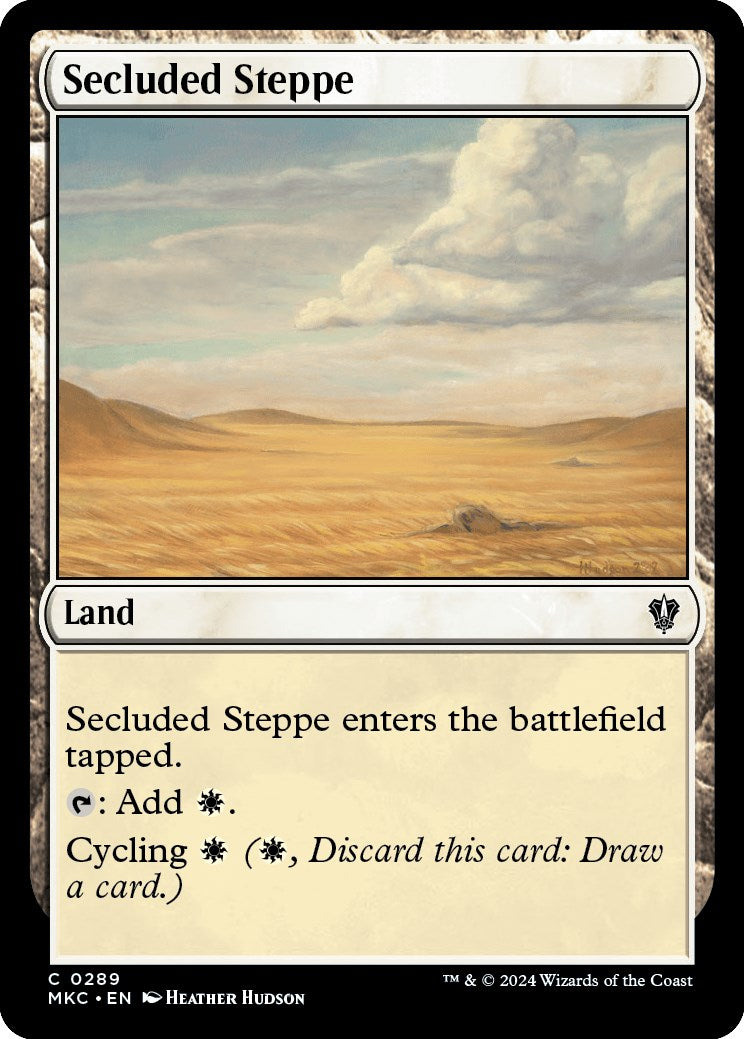 Secluded Steppe [Murders at Karlov Manor Commander] - The Mythic Store | 24h Order Processing