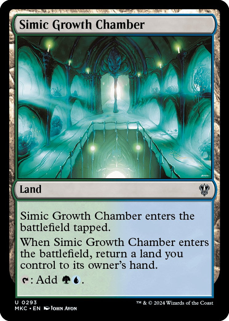 Simic Growth Chamber [Murders at Karlov Manor Commander] - The Mythic Store | 24h Order Processing