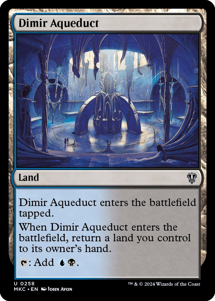 Dimir Aqueduct [Murders at Karlov Manor Commander] - The Mythic Store | 24h Order Processing