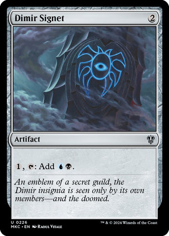 Dimir Signet [Murders at Karlov Manor Commander] - The Mythic Store | 24h Order Processing
