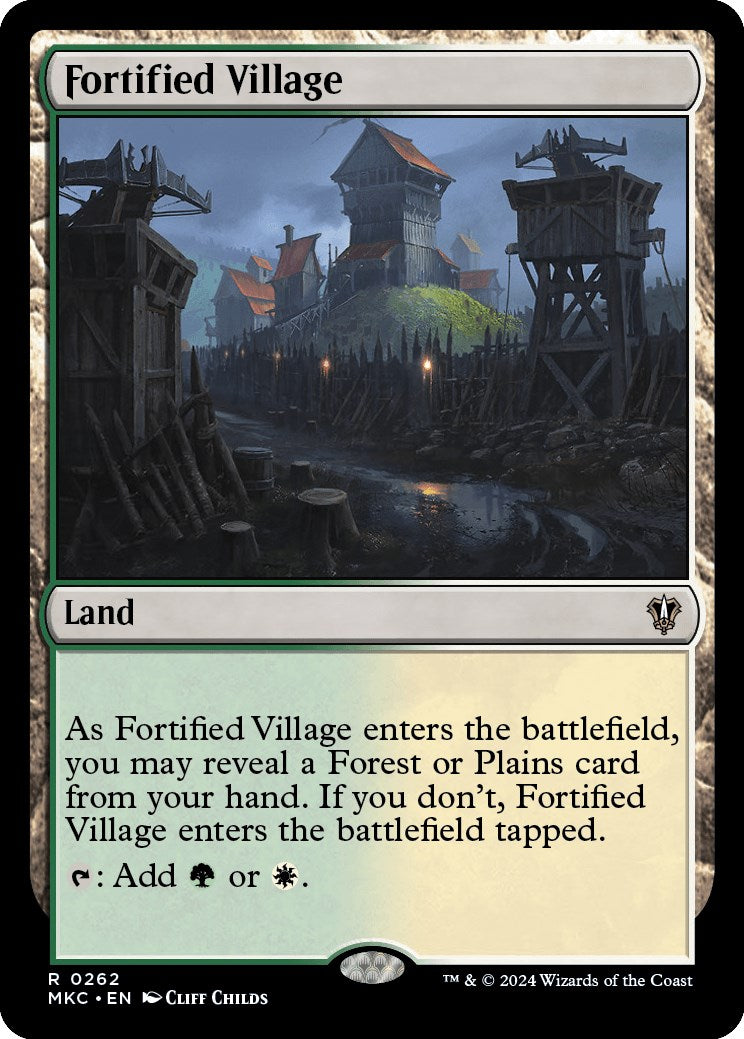 Fortified Village [Murders at Karlov Manor Commander] - The Mythic Store | 24h Order Processing