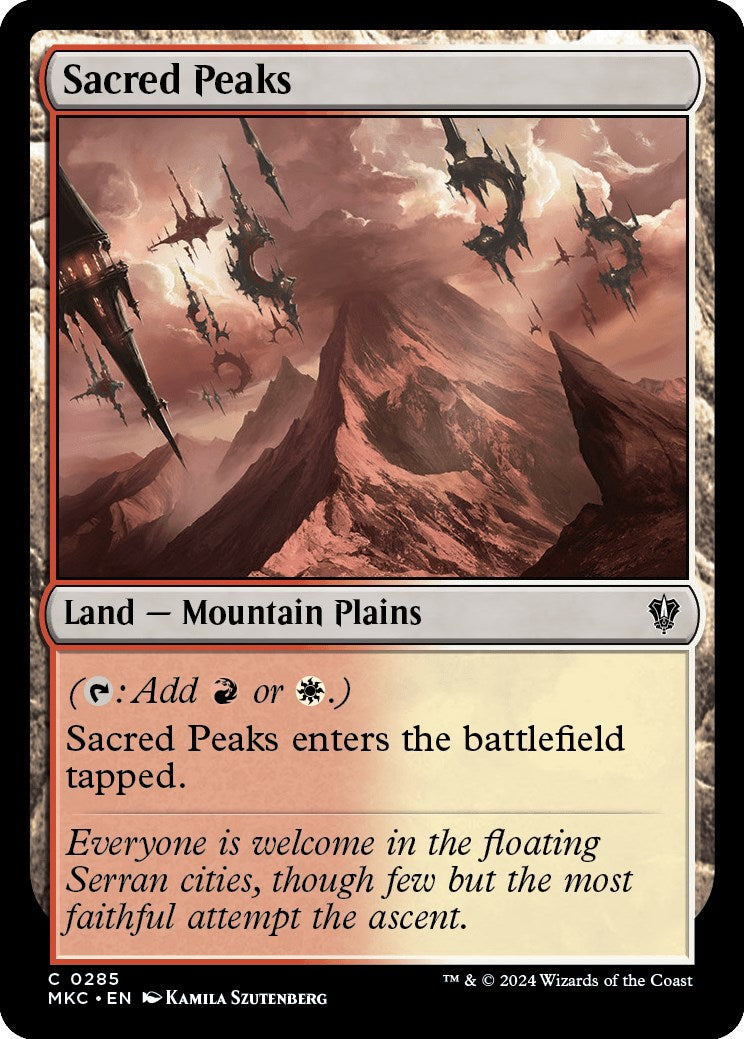 Sacred Peaks [Murders at Karlov Manor Commander] - The Mythic Store | 24h Order Processing