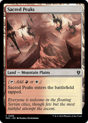 Sacred Peaks [Murders at Karlov Manor Commander] - The Mythic Store | 24h Order Processing
