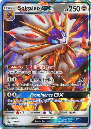 Solgaleo GX (SM104) (Jumbo Card) [Sun & Moon: Black Star Promos] - The Mythic Store | 24h Order Processing
