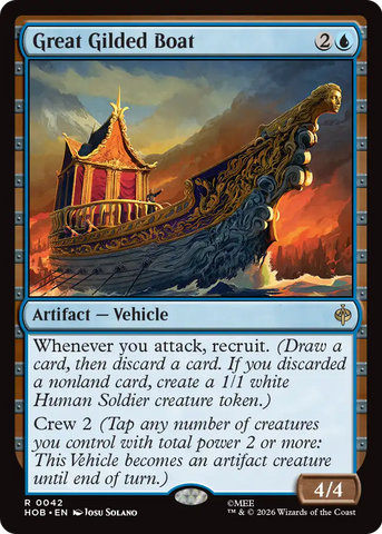Great Gilded Boat [The Hobbit] - The Mythic Store | 24h Order Processing