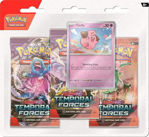 Pokemon Temporal Forces - 3-Pack Blister - The Mythic Store | 24h Order Processing