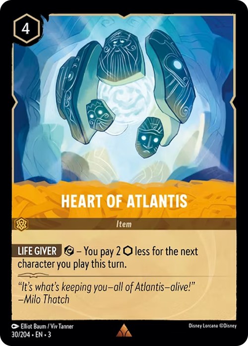 Heart of Atlantis (30/204) [Into the Inklands] - The Mythic Store | 24h Order Processing