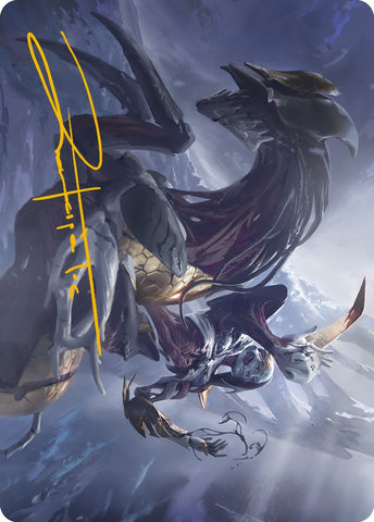 Ria Ivor, Bane of Bladehold Art Card (Gold-Stamped Signature) [Phyrexia: All Will Be One Art Series] - The Mythic Store | 24h Order Processing