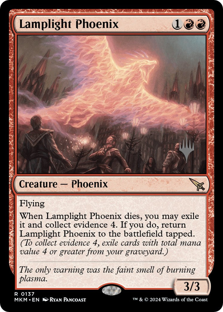 Lamplight Phoenix (Promo Pack) [Murders at Karlov Manor Promos] - The Mythic Store | 24h Order Processing