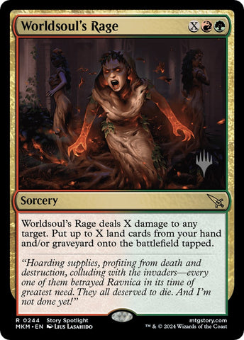 Worldsoul's Rage (Promo Pack) [Murders at Karlov Manor Promos] - The Mythic Store | 24h Order Processing