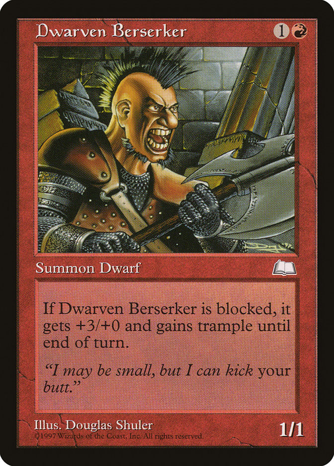 Dwarven Berserker [Weatherlight] - The Mythic Store | 24h Order Processing