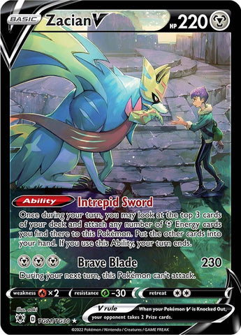 Zacian V (TG21/TG30) [Sword & Shield: Astral Radiance] - The Mythic Store | 24h Order Processing