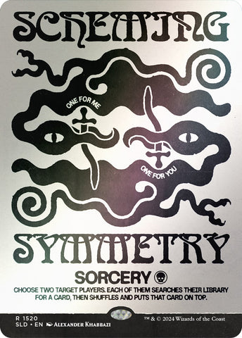 Scheming Symmetry (Rainbow Foil) [Secret Lair Drop Series] - The Mythic Store | 24h Order Processing