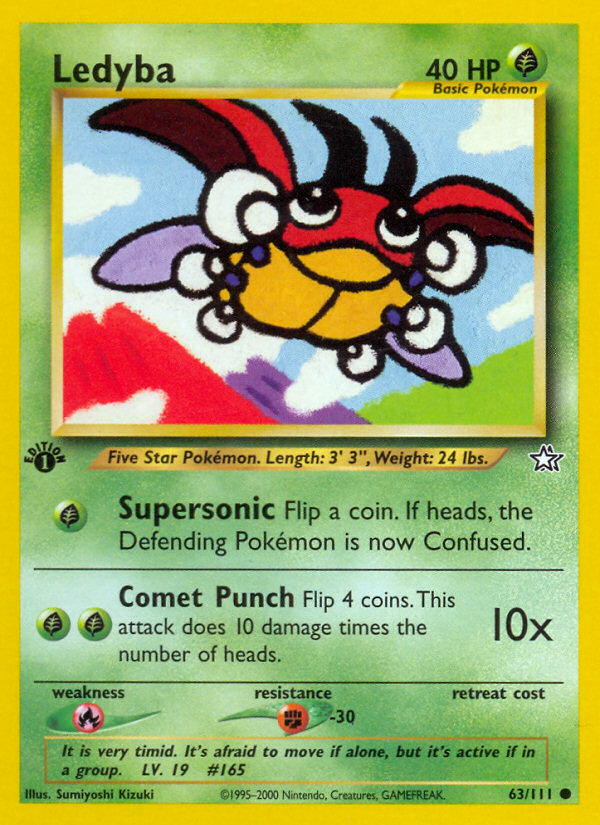 Ledyba (63/111) [Neo Genesis 1st Edition] - The Mythic Store | 24h Order Processing