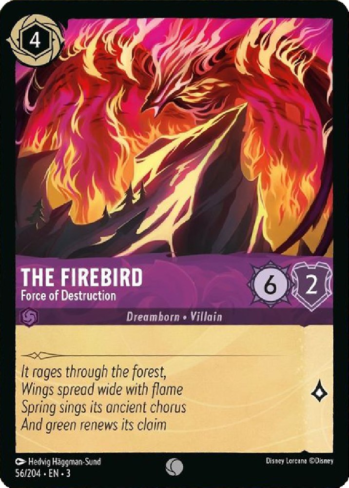 The Firebird - Force of Destruction (56/204) [Into the Inklands] - The Mythic Store | 24h Order Processing