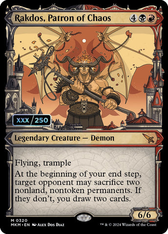 Rakdos, Patron of Chaos (Serialized) [Murders at Karlov Manor] - The Mythic Store | 24h Order Processing