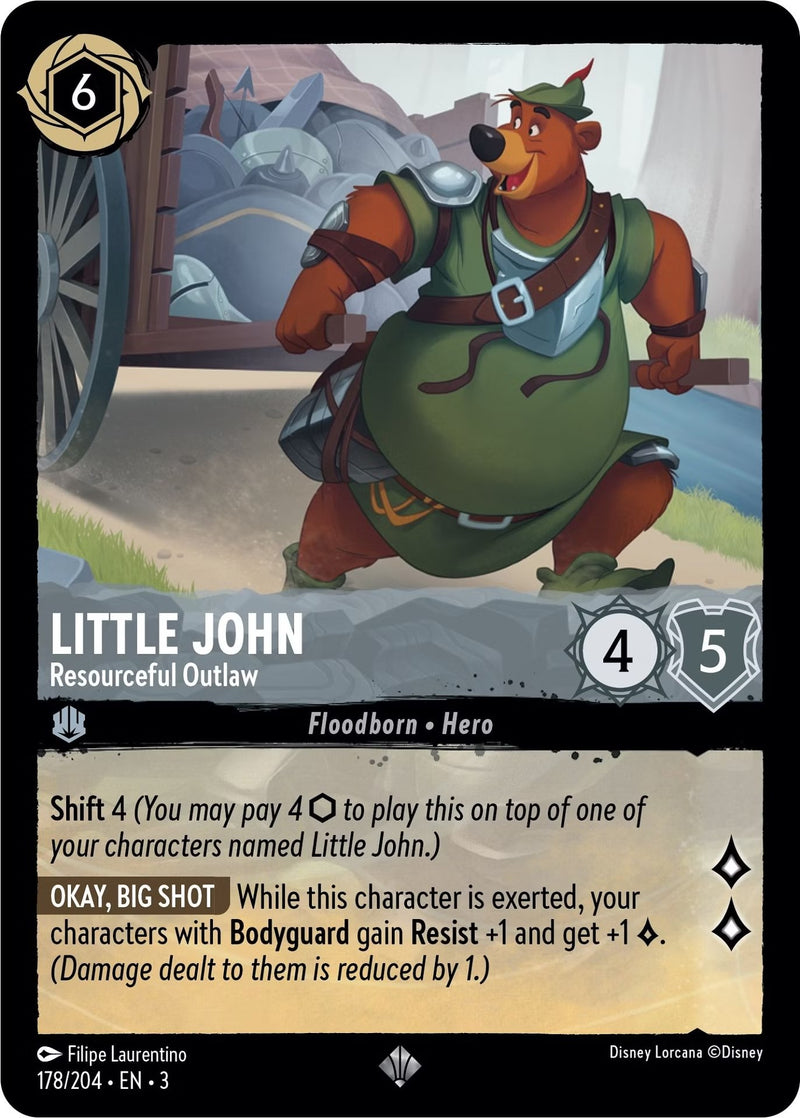 Little John - Resourceful Outlaw (178/204) [Into the Inklands] - The Mythic Store | 24h Order Processing