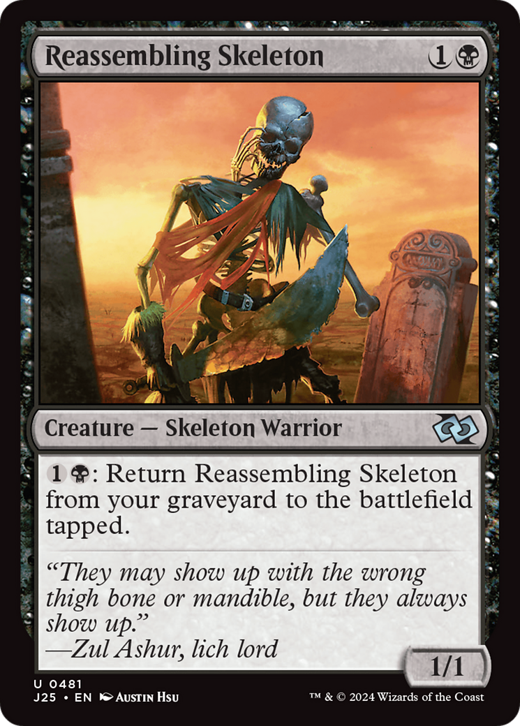 Reassembling Skeleton [Foundations Jumpstart] - The Mythic Store | 24h Order Processing