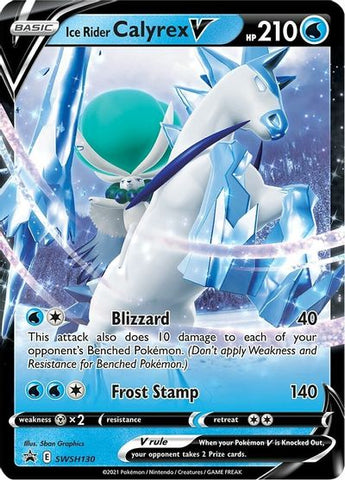 Ice Rider Calyrex V (SWSH130) [Sword & Shield: Black Star Promos] - The Mythic Store | 24h Order Processing