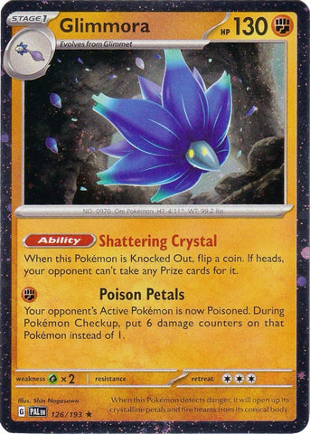 Glimmora (126/193) (Cosmos Holo) [Scarlet & Violet: Paldea Evolved] - The Mythic Store | 24h Order Processing
