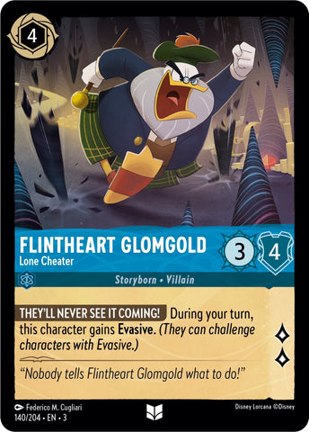 Flintheart Glomgold - Lone Cheater (140/204) [Into the Inklands] - The Mythic Store | 24h Order Processing