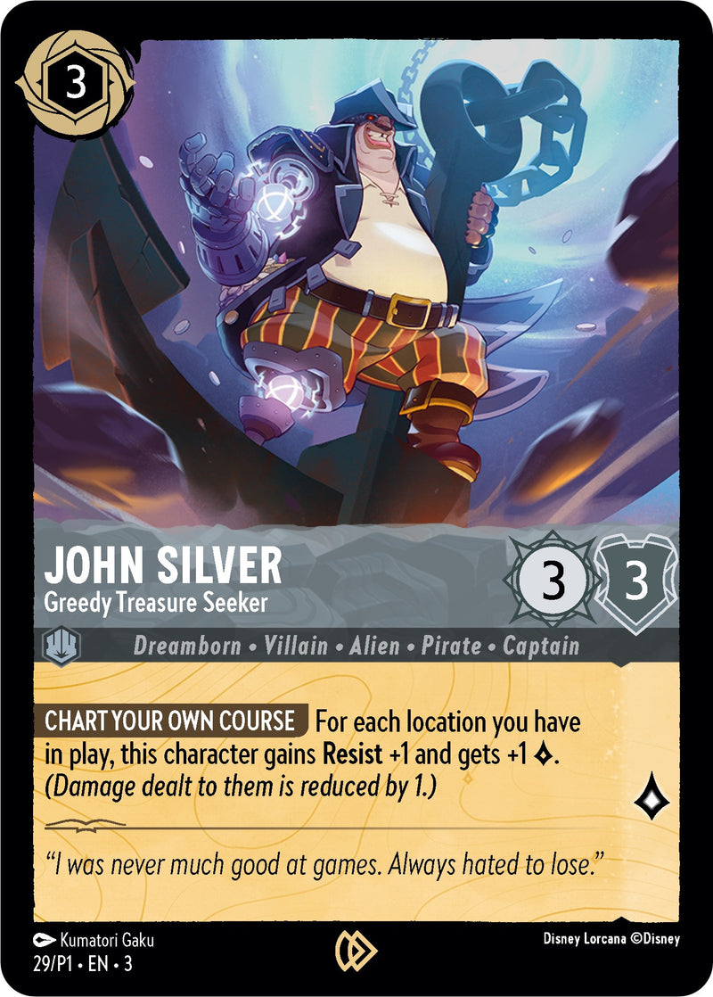 John Silver - Greedy Treasure Seeker (29) [Promo Cards] - The Mythic Store | 24h Order Processing