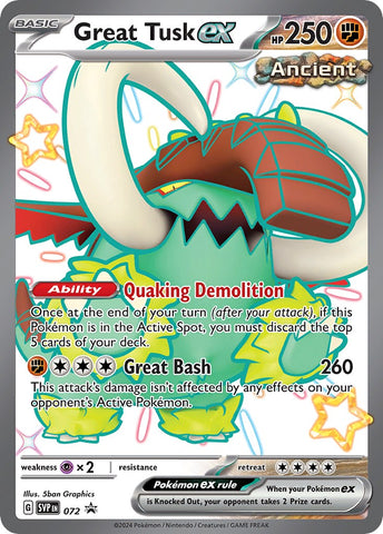 Great Tusk ex (072) [Scarlet & Violet: Black Star Promos] - The Mythic Store | 24h Order Processing
