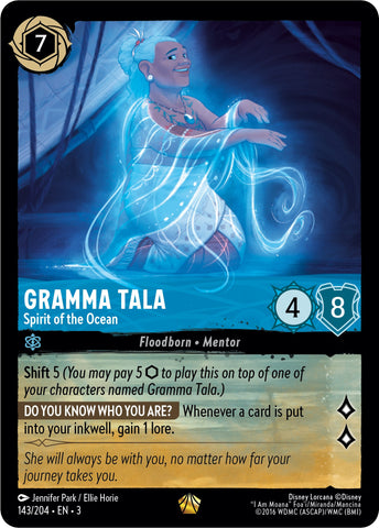 Gramma Tala - Spirit of the Ocean (143/204) [Into the Inklands] - The Mythic Store | 24h Order Processing